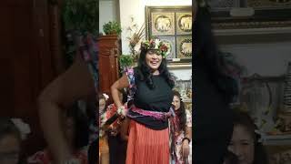 Hawaiian Birthday party celebration for manang Carmelita Dolores.