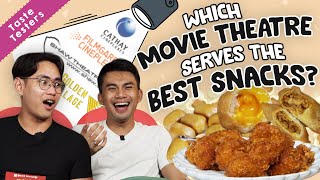 Which Movie Theater Serves The Best Snacks? | Taste Testers | EP 138