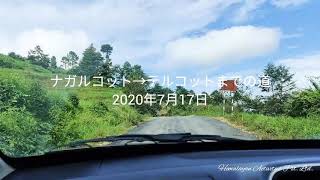 ネパール陸路移動｜ナガルコット→テルコット （3倍速）｜Road trip to Telkot from Nagarkot in Nepal