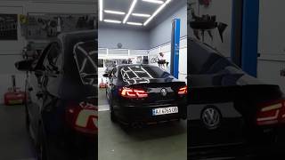 #volkswagen CC на заслонках Активный выхлоп #stage3 #vw