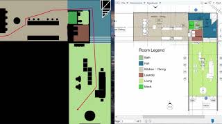 path-finding in a floor plan