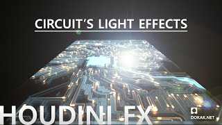 후디니 17.5 튜토리얼 Houdini Tutorial - Circuit's Light Effects