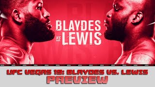 UFC Fight Night: Blaydes vs. Lewis Preview