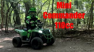 110cc Mini Commander ATV: Ride and Review kids