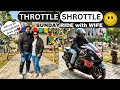 Sunday Ride with Wife at Throttle Shrottle | Best Moto Cafe in NCR | Hayabusa | Continental GT 650