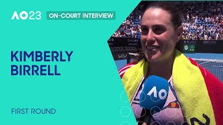 Kimberly Birrell On-Court Interview | Australian Open 2023 First Round