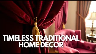 Timeless Traditional Home Décor: Classic Elegance That Never Fades | TDESIGN CHANNEL