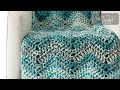 Crochet Chunky Waves Afghan Pattern | EASY | The Crochet Crowd