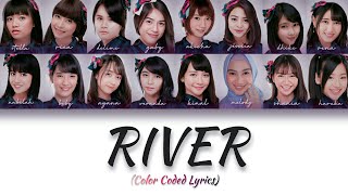 JKT48 - RIVER (Color Coded Lyrics)