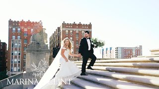 Grand Downtown Indianapolis Wedding | Marina \u0026 Clint | Wedding Teaser || Indiana Historical Society