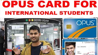 OPUS STM  CARD OBTAINING PROCEDURE IN MONTREAL😍 CANADA