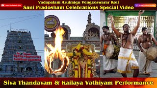 Arulmigu Vengeeswarar Koil Sani Pradhosham Spl Video | Siva Thandavan | Kailaya Vathiyam Performance