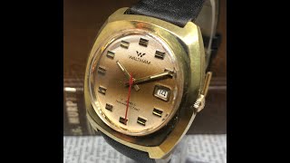 【珍しい】 Waltham ウォルサム アンティーク メンズ 腕時計 17石 ゴールド 1970年代 手巻き 機械式 ヴィンテージ