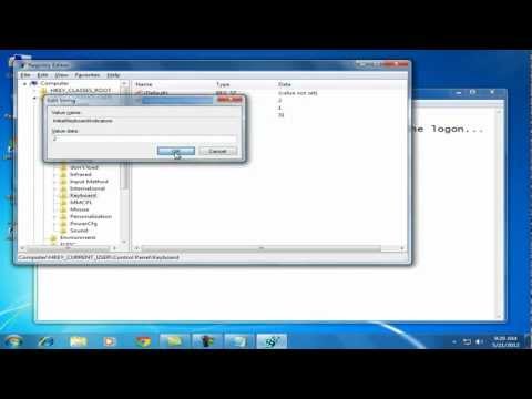Turning Num Lock ON/OFF after logon Turning Num Lock ON/OFF after logon
