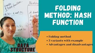 Folding Method Of Hash Function | Data Structure