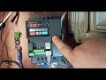 Delta HMI DOP-100 on-line simulation to control VFD-EL by RS-485