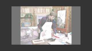 Stretching an artist canvas with Jerry Yarnell