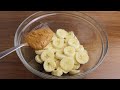 mix 2 bananas with peanut butter ! you'll be surprised by the result !no eggs ! in 10 minutes! tasty