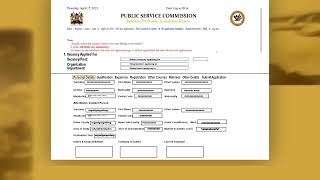 How to apply for PSC job online