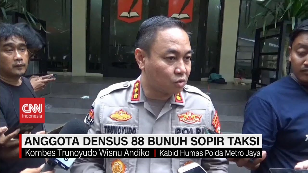 Anggota Densus 88 Bunuh Sopir Taksi Online - YouTube