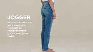 DAMYLLER Guia Jeans - Calça JOGGER Feminina