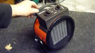 Workshop / Garage SIP /  PTC-2500-G FREESTANDING SPACE HEATER 2500W