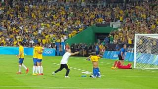 【リオ五輪サッカー】（現地より） ネイマール PK   ブラジル 優勝の瞬間 Brasil Futebol Vitória Rio Olimpíadas PK