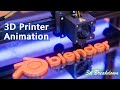 Blender Boolean animation cg breakdown (3d printing Blender) #shorts
