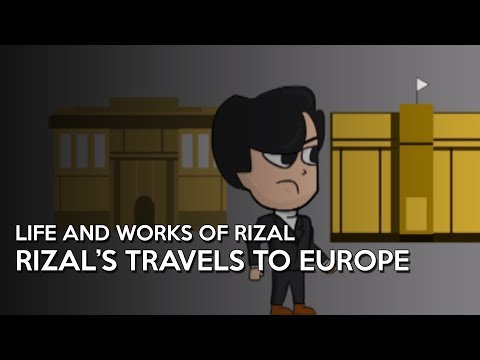 How did Jose Rizal spend his time in Madrid?