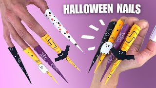 No Glue Halloween Origami Claws, how to make paper claws
