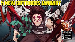 Moon Night Oni Slayer Oblivion \u0026 5 New Giftcodes January - Demon Slayer RPG Android iOS