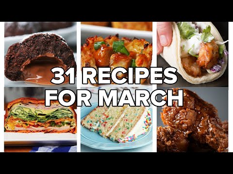 The top 10 recipes I'm making this March