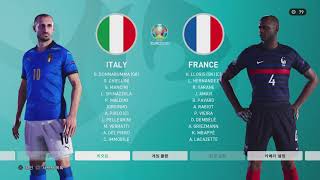 eFootball PES 2021 SEASON UPDATE_검방전 이탈리아 vs 프랑스 매치데이
