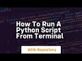 how to run a python script from terminal