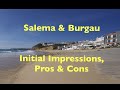 First day in the Algarve. Salema and Burgau, Initial Impressions, Pros and Cons. Ep 10