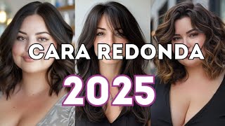 50 cortes ROSTRO REDONDO 2025 ✂️🔴 MODERNOS estilos LOOK CARA redonda