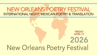 NOPF 2026: International Night: Mexican Poetry & Translation