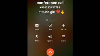 Atitude girls😈 😈voice call prank call recording and Ashish sir call recording #a