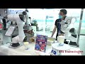 DOBOT Cobot Making Popcorn (AGV+ DOBOT CR Cobot) food production or transfering raw material