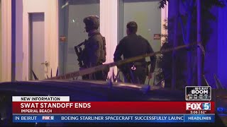 UPDATE: SWAT standoff ends in South Bay; woman arrested after stabbing door