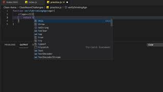 Javascript Practice: Function and If statement (Drinking Age)