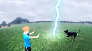 he thought he could control lightning..