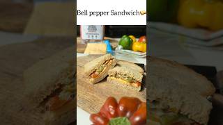 Bell Pepper Sandwich 🫑 🥪  #sandwich #bellpeppers