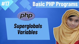 Basic PHP Programs Bangla (Part-17) | PHP Superglobals Variables