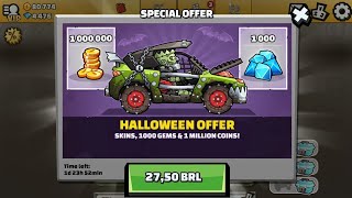 Hill Climb Racing 2 Halloween Offer New Looks Frank and New Paint Rally Car