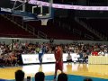 Ricci Rivero leaps over Jebb Bulawan in the NBTC Slam Dunk Contest (March 16, 2016)