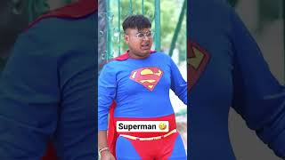 Superman ke sath 🤣🤣 #shorts #funny