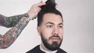 How to cut and style a pompadour - Victory Crown