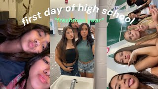 my first day of high school (grwm + school vlog) *freshmen year*