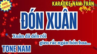 Karaoke Đón Xuân Tone Nam | Nam Trân